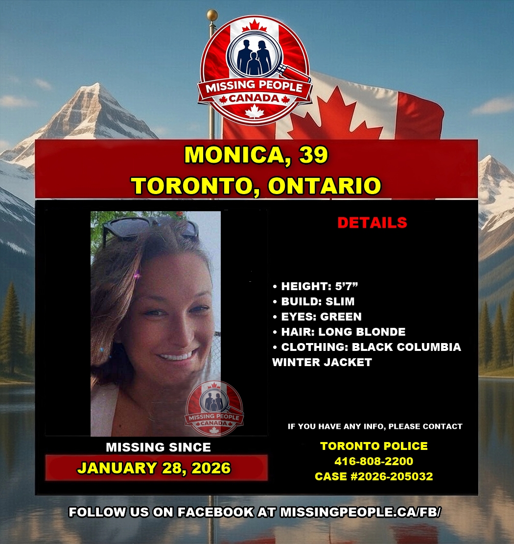 Photo of missing person Monica, age 39, from Toronto, Ontario