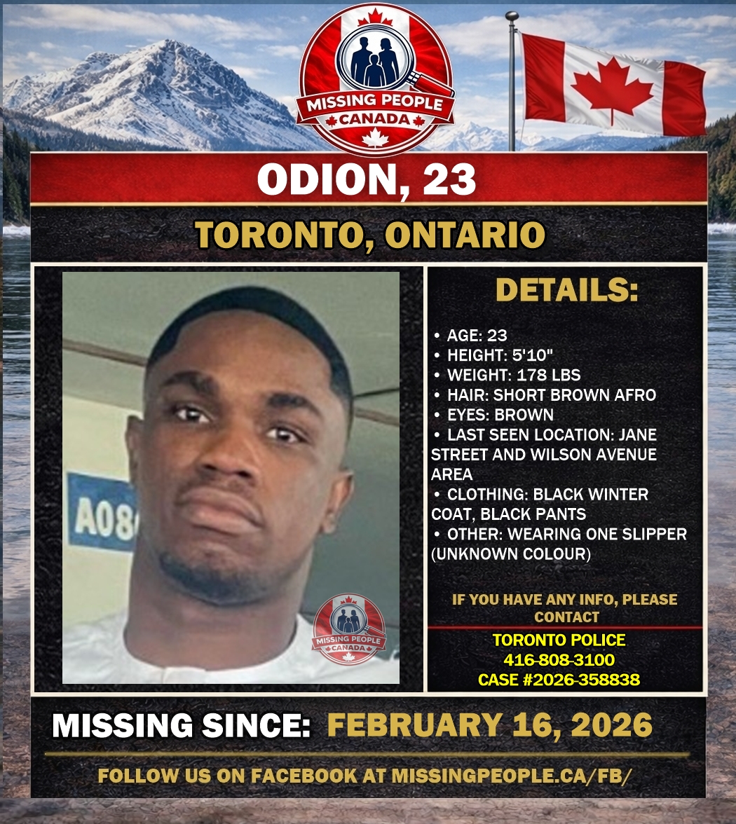 MISSING PERSON CANADA RELEASE