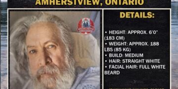 Photo of missing person John Hammond, age 69, from Amherstview, Ontario