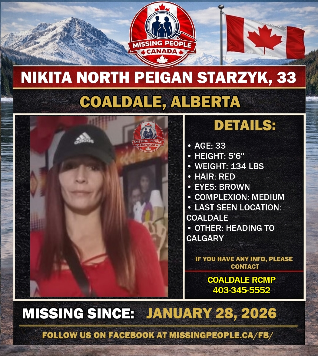 MISSING PERSON CANADA RELEASE