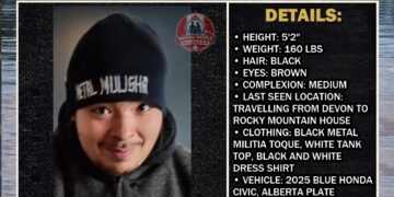 MISSING PERSON CANADA RELEASE