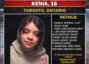 Photo of missing youth Kenia, age 16, from Toronto, Ontario.