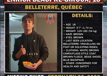 MISSING PERSON CANADA RELEASE