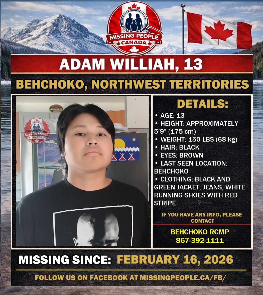 MISSING PERSON CANADA RELEASE