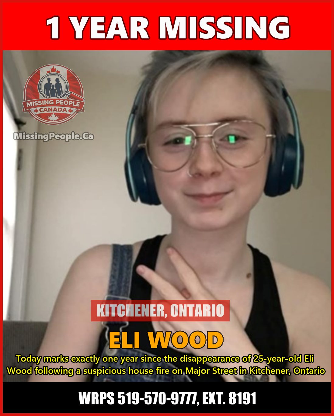 MISSING PERSON CANADA RELEASE