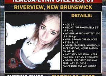 MISSING PERSON CANADA RELEASE