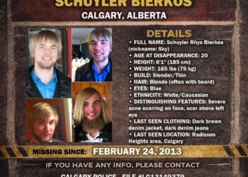 MISSING PERSON CANADA RELEASE