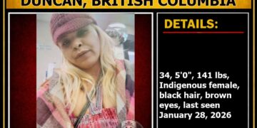 MISSING PERSON CANADA RELEASE