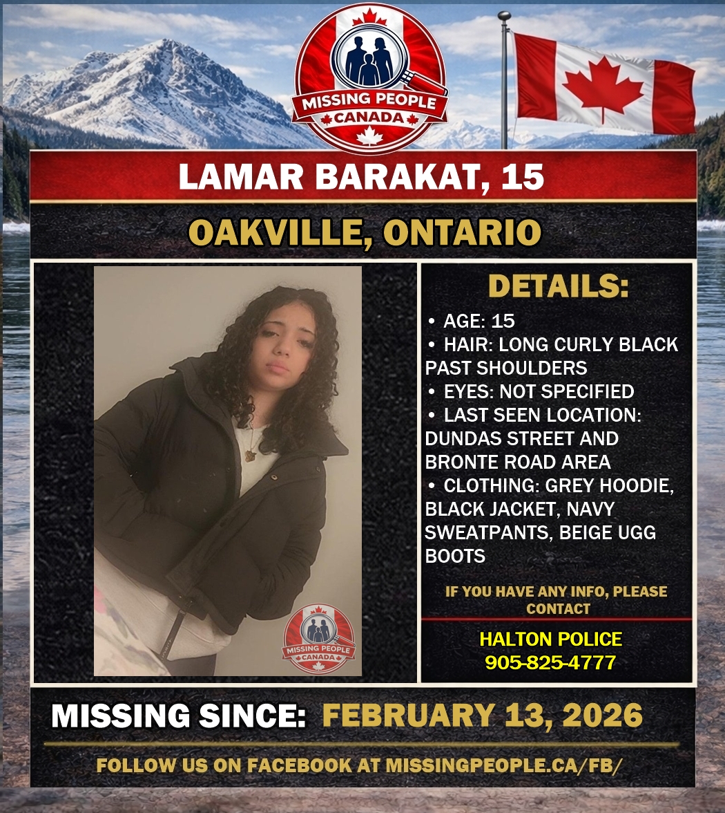 MISSING PERSON CANADA RELEASE