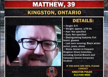 Photo of missing person Matthew, age 39, from Kingston, Ontario