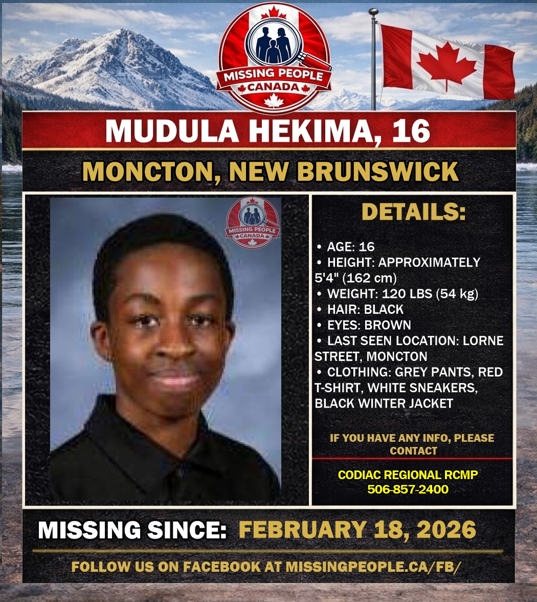MISSING PERSON CANADA RELEASE