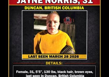 MISSING PERSON CANADA RELEASE