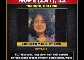 MISSING PERSON CANADA RELEASE