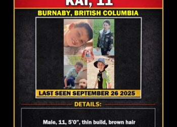 MISSING PERSON CANADA RELEASE