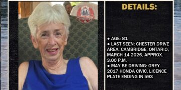 MISSING PERSON CANADA RELEASE