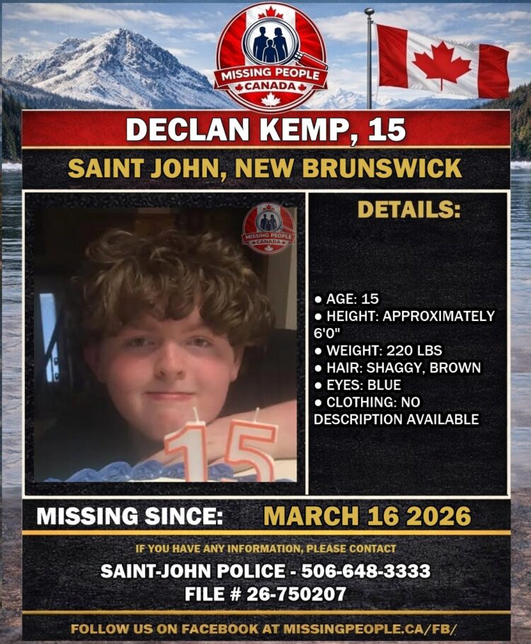 MISSING PERSON CANADA RELEASE