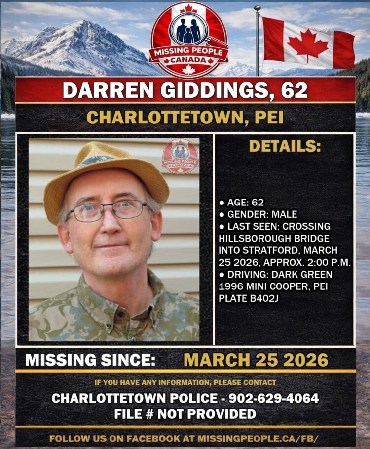 MISSING PERSON CANADA RELEASE