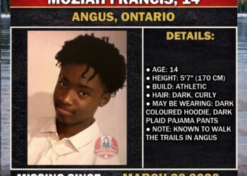 MISSING PERSON CANADA RELEASE