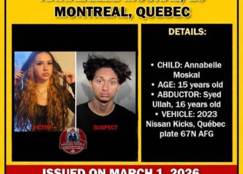MISSING PERSON CANADA RELEASE