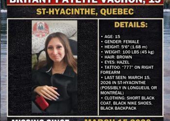 MISSING PERSON CANADA RELEASE
