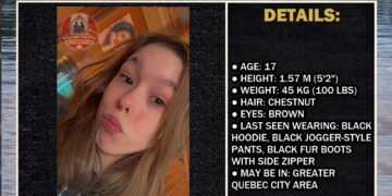 MISSING PERSON CANADA RELEASE