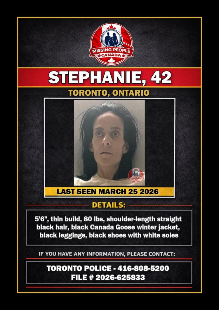 MISSING PERSON CANADA RELEASE