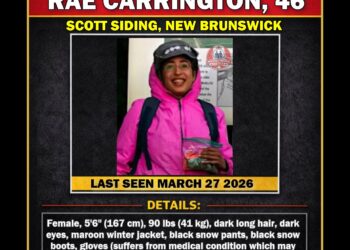 MISSING PERSON CANADA RELEASE