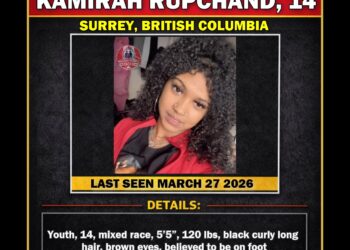 MISSING PERSON CANADA RELEASE