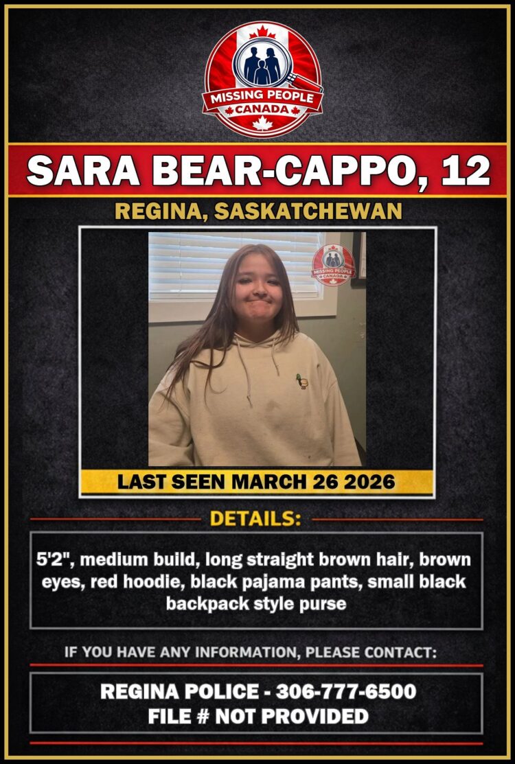 MISSING PERSON CANADA RELEASE