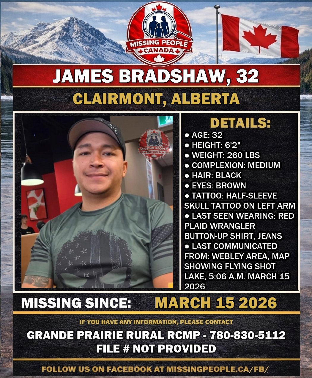 MISSING PERSON CANADA RELEASE