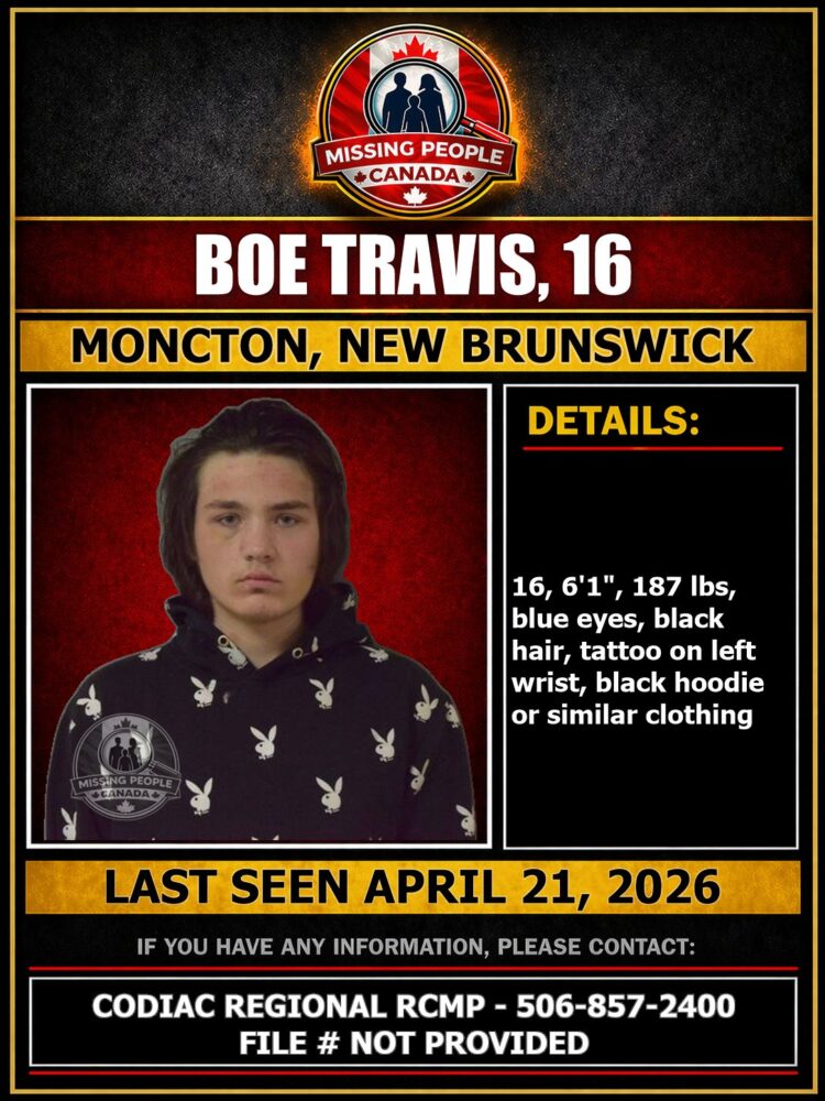 MISSING PERSON CANADA RELEASE