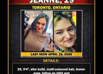 MISSING PERSON CANADA RELEASE