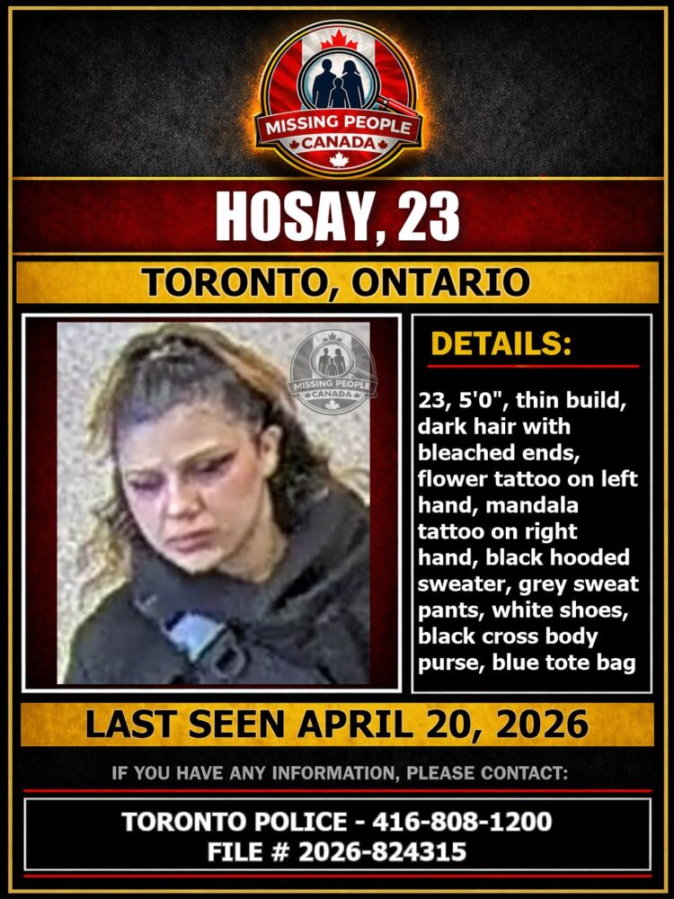 MISSING PERSON CANADA RELEASE
