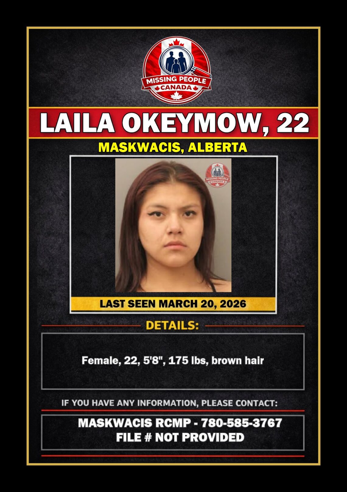 MISSING PERSON CANADA RELEASE