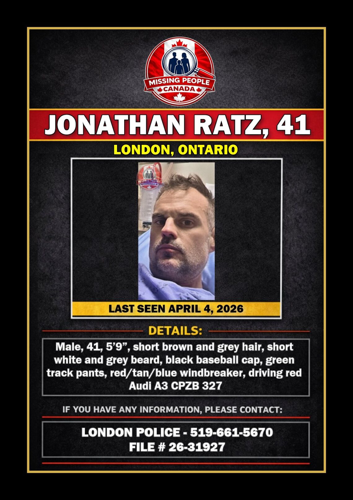 MISSING PERSON CANADA RELEASE