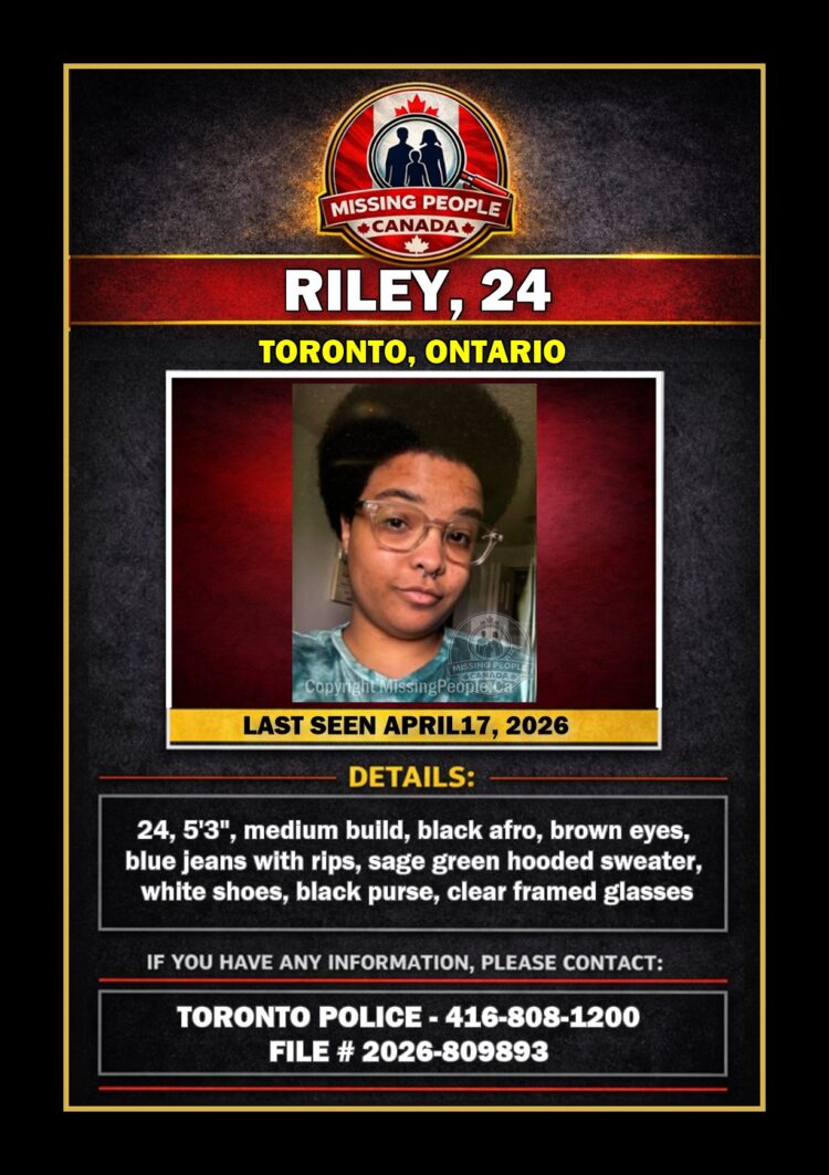 MISSING PERSON CANADA RELEASE