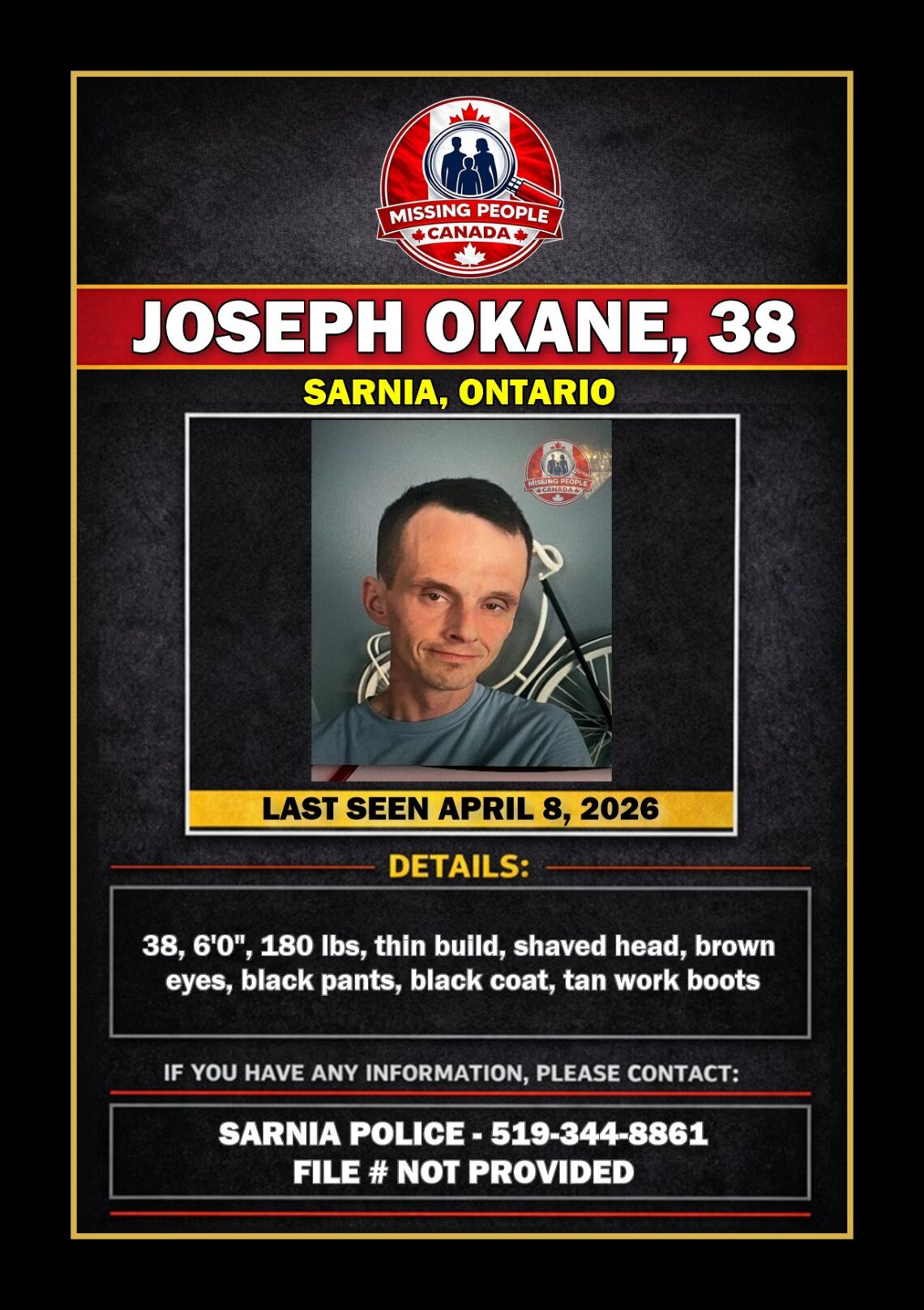 MISSING PERSON CANADA RELEASE
