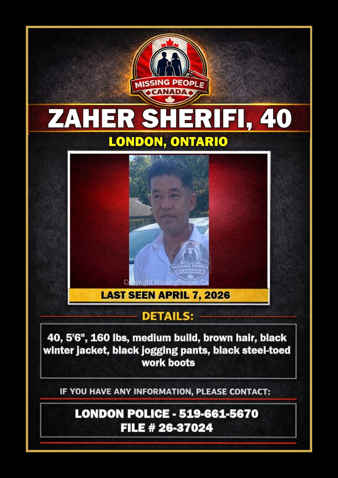 MISSING PERSON CANADA RELEASE