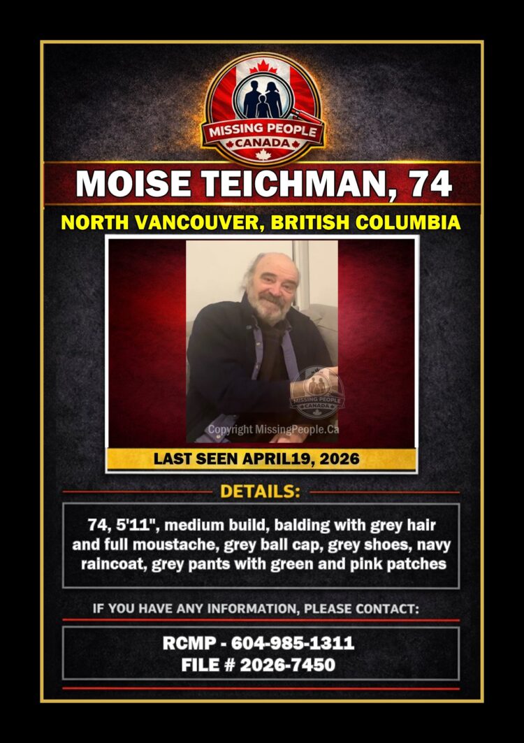 MISSING PERSON CANADA RELEASE