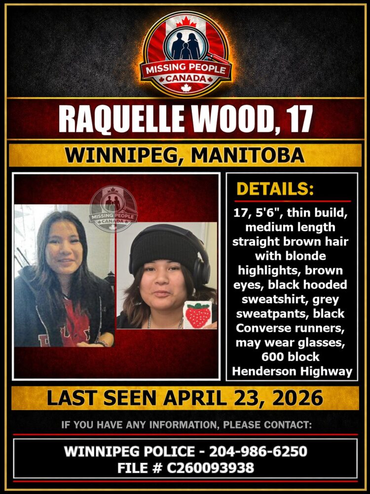 MISSING PERSON CANADA RELEASE
