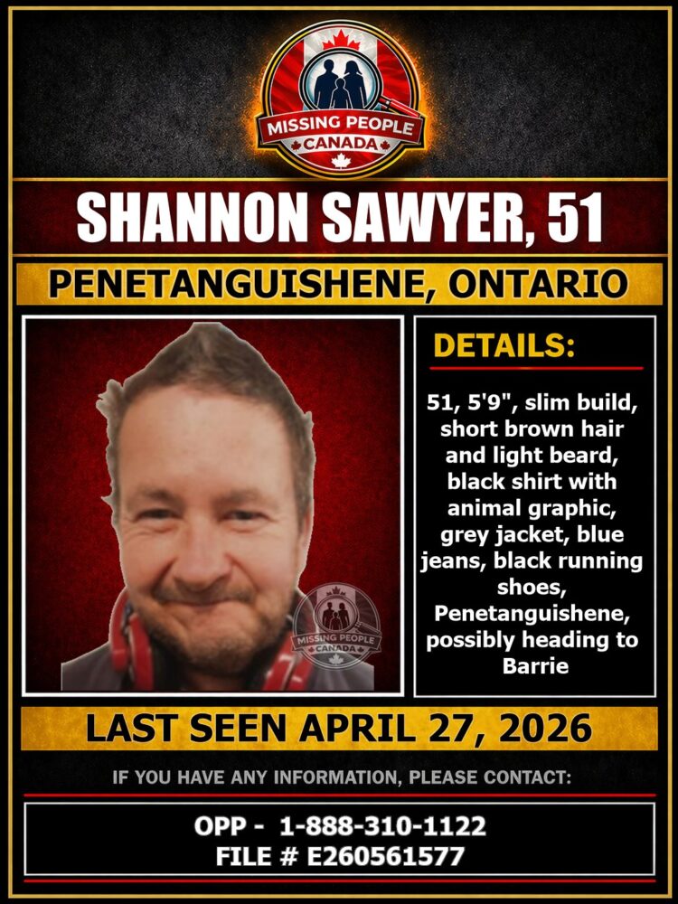 MISSING PERSON CANADA RELEASE