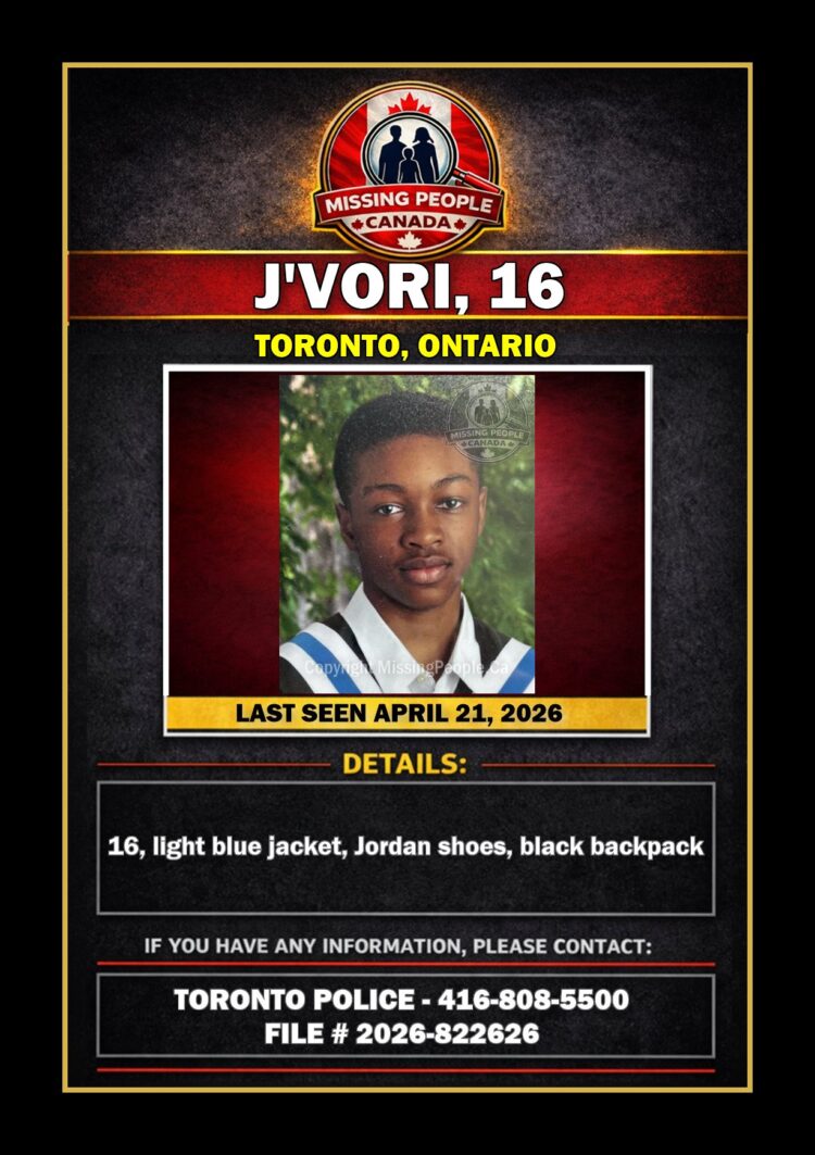 MISSING PERSON CANADA RELEASE