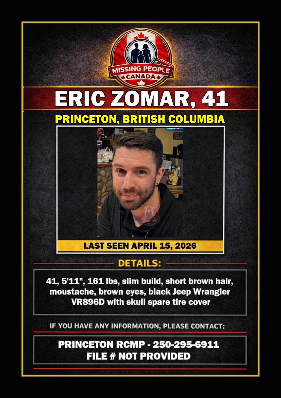 MISSING PERSON CANADA RELEASE