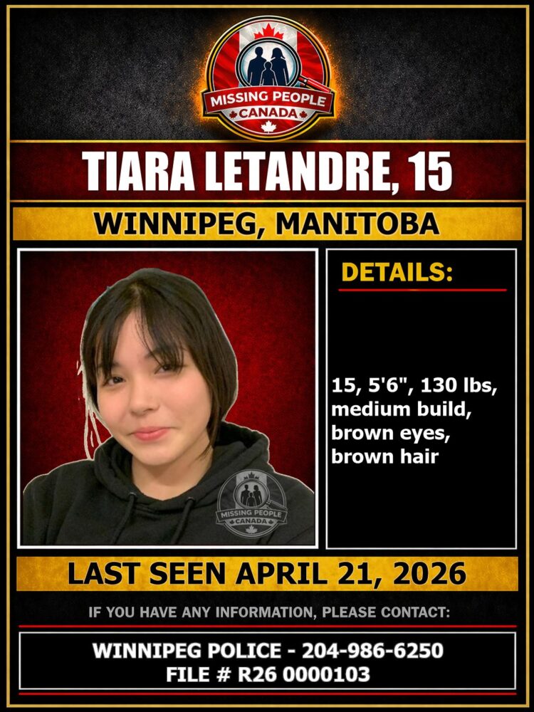 MISSING PERSON CANADA RELEASE