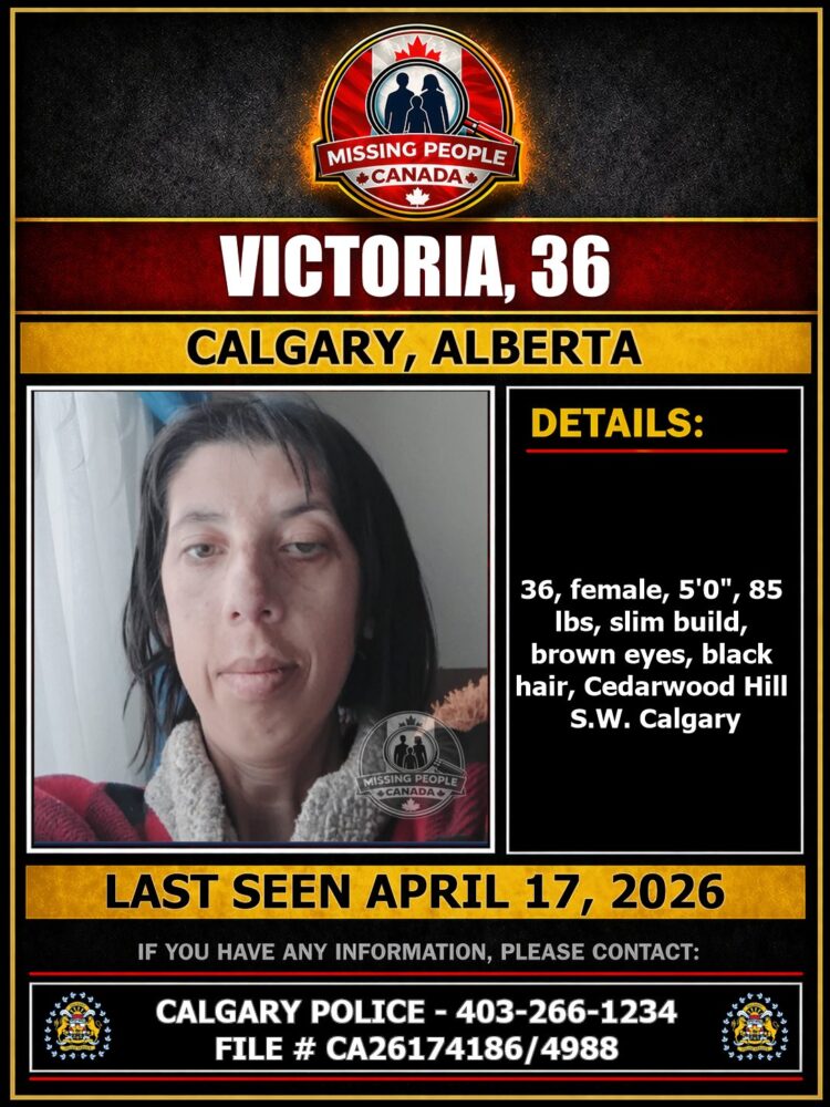 MISSING PERSON CANADA RELEASE