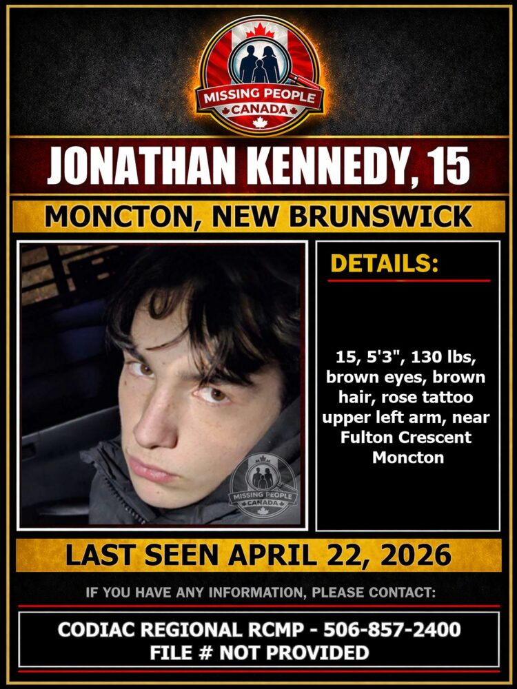 MISSING PERSON CANADA RELEASE
