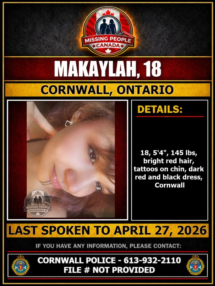 MISSING PERSON CANADA RELEASE