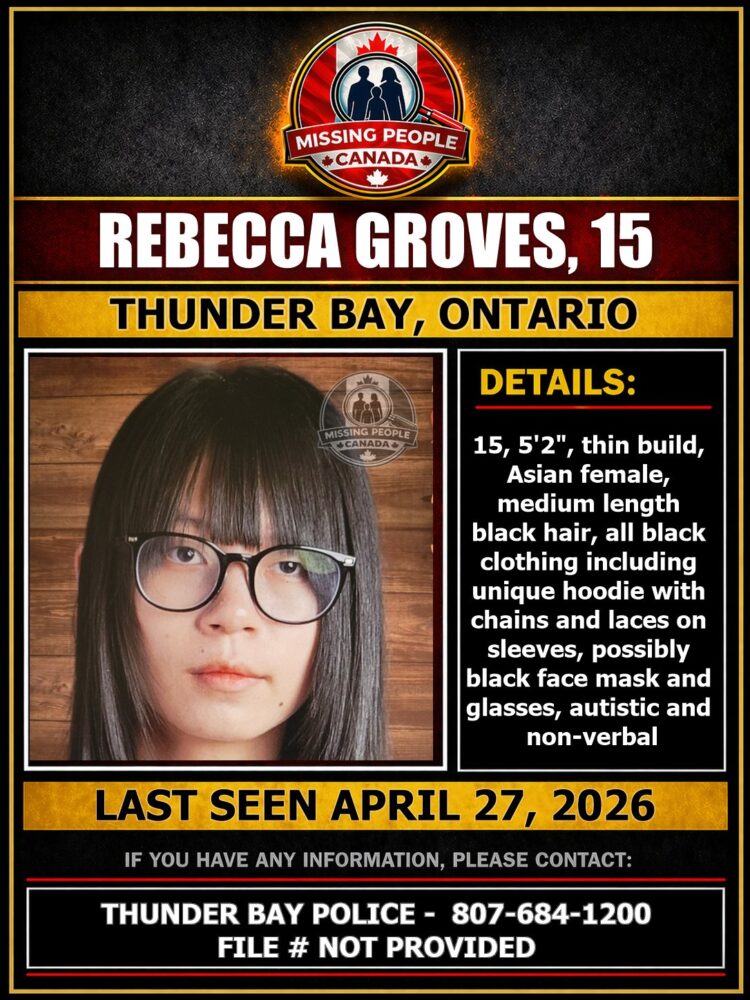 MISSING PERSON CANADA RELEASE