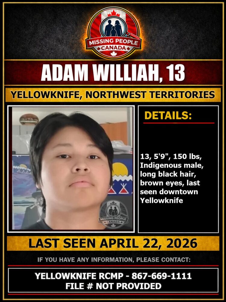 MISSING PERSON CANADA RELEASE