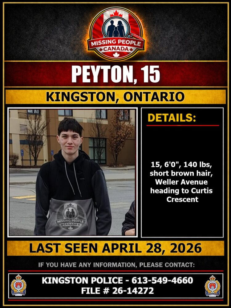MISSING PERSON CANADA RELEASE